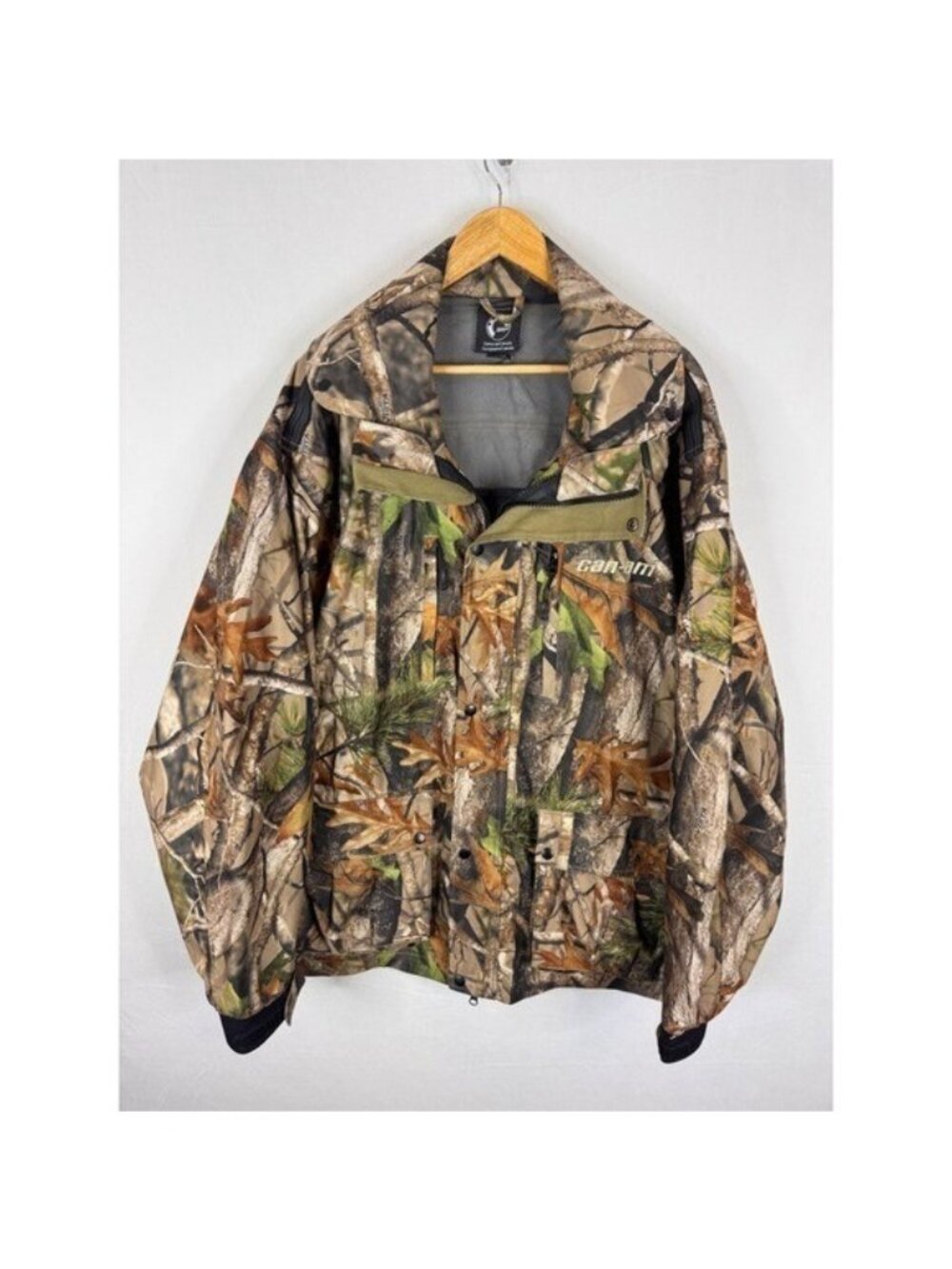 Can-Am BRP Bombardier Mens 2XL Next G1 Vista Camo Hunting Jacket Full Zip Coat